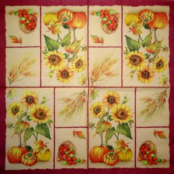 072 Sonnenblumen - 3-lagig - Heitmann